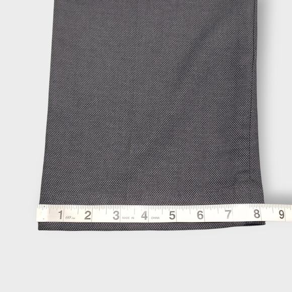 Ted Baker Mens Penguin Dress Pant Navy Blue Dot Texture Sz 36R 32" Inseam Career - Picture 15 of 16